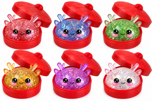 Christmas Glitter Dumpling Squishy