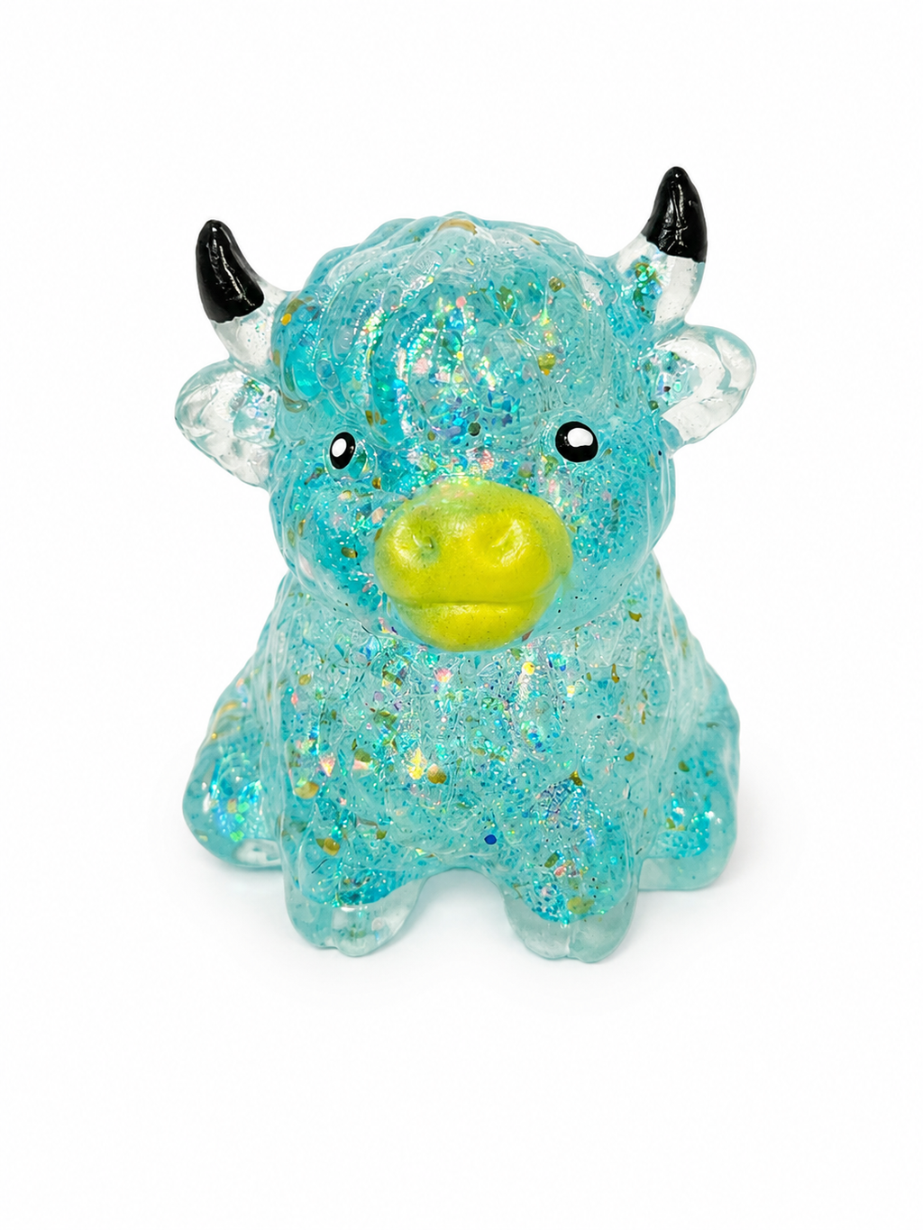 Glitter Highland Bull Squishy