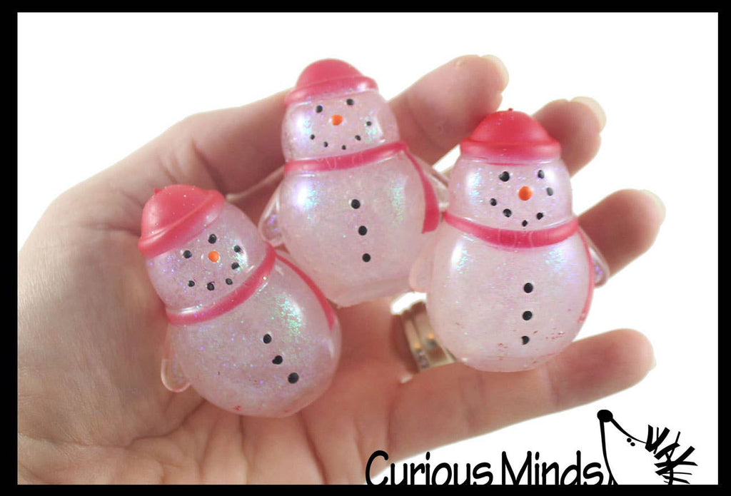 Glittery Snowman Squishy
