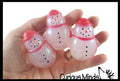 Glittery Snowman Squishy