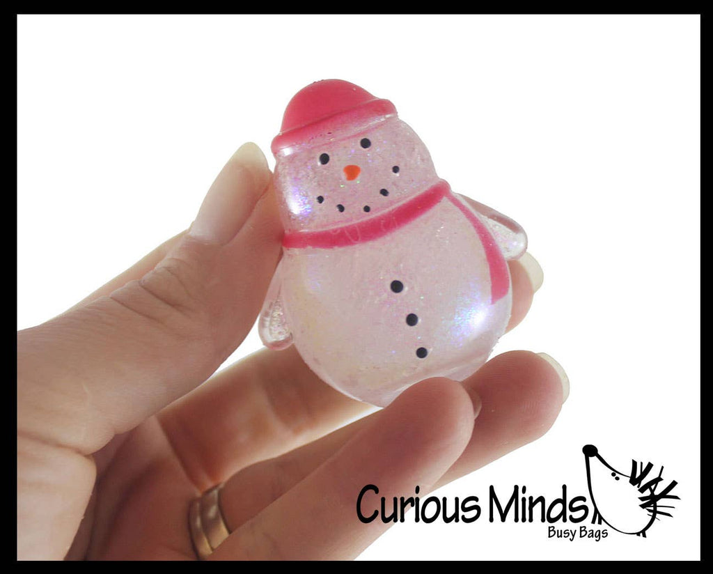 Glittery Snowman Squishy