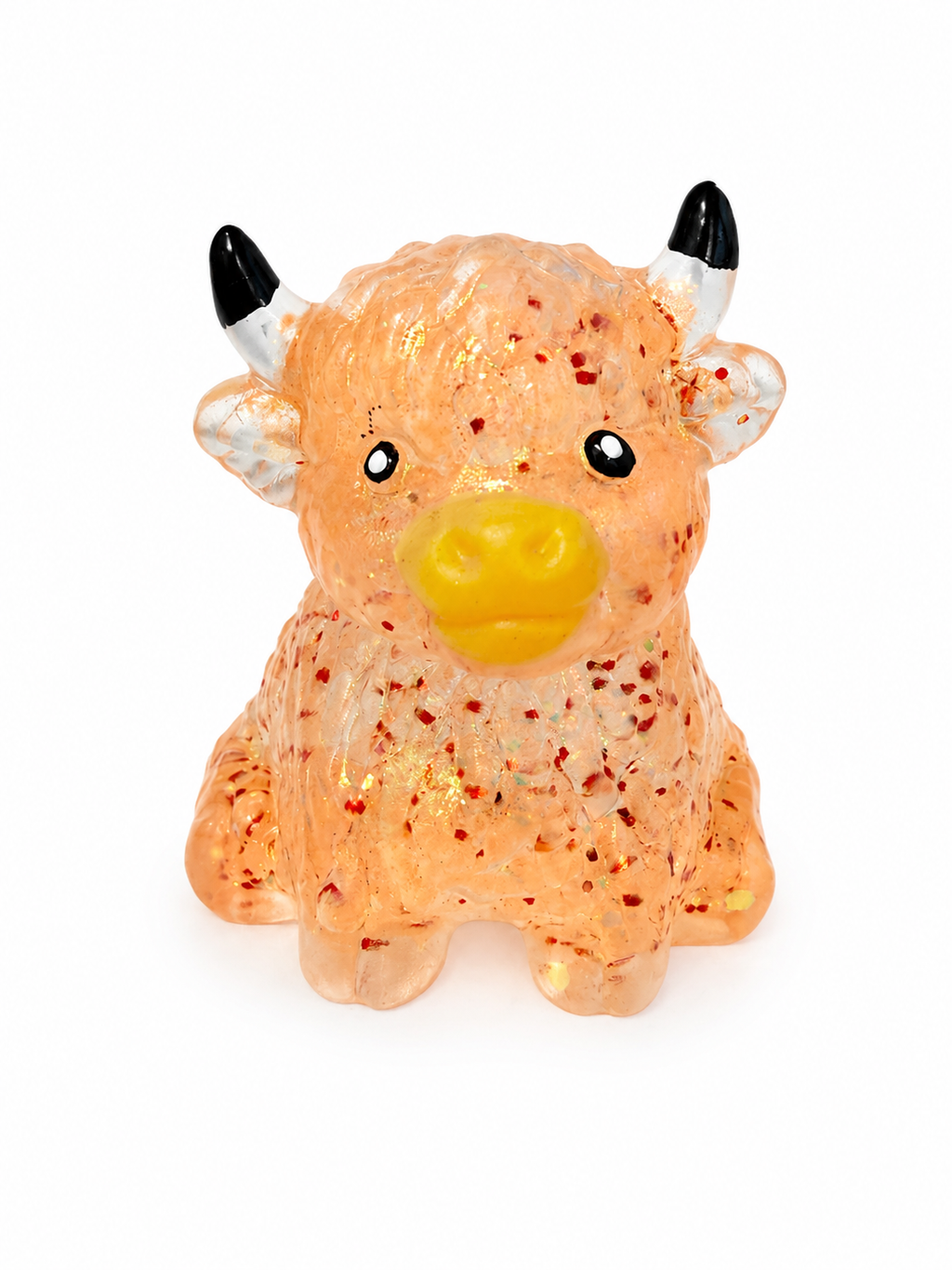 Glitter Highland Bull Squishy