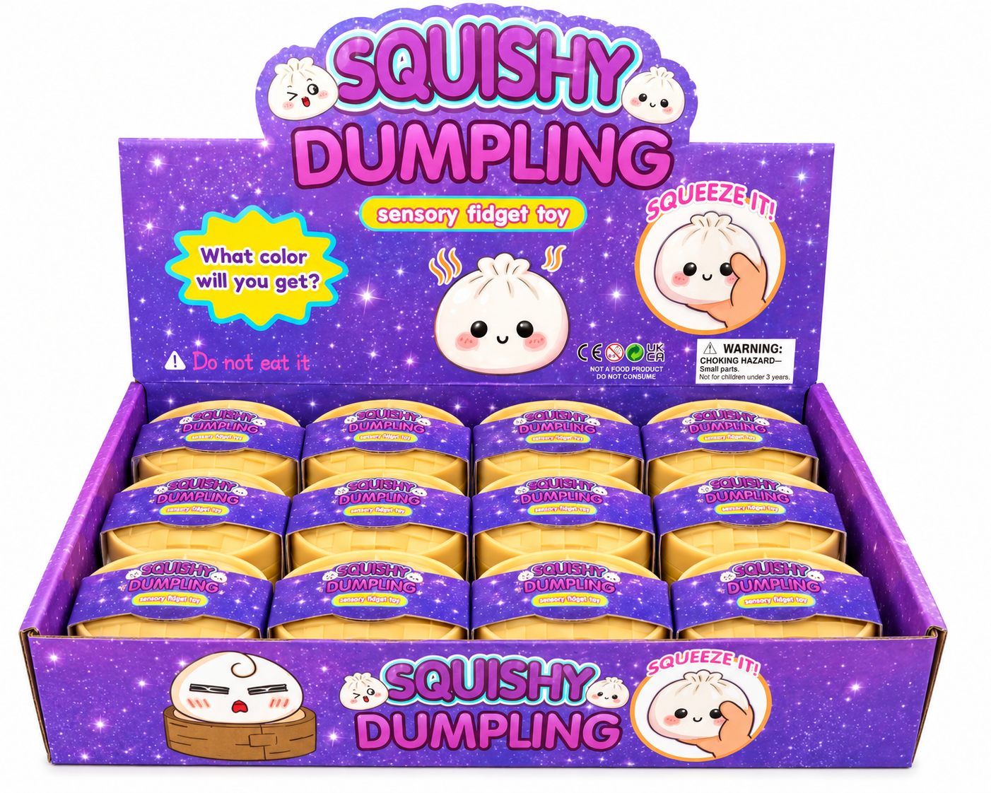 Mini Glitter Gel Bead Dumpling