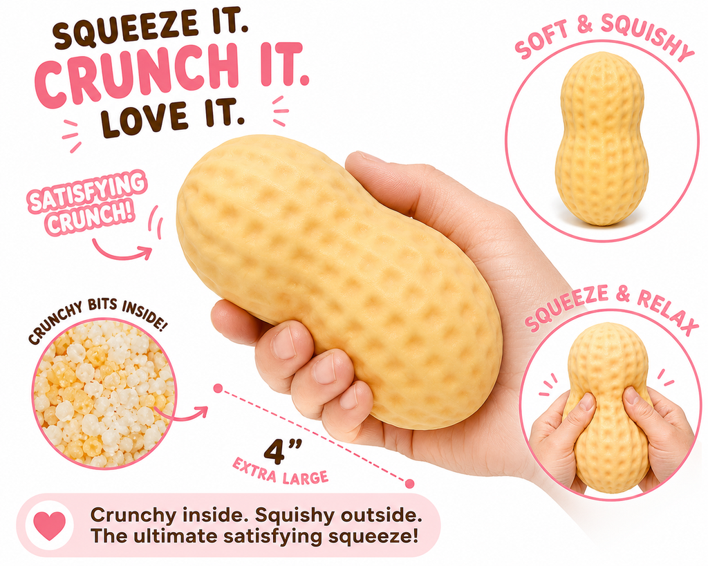 Pre-Sale: Peanut Crunch Squishy Toy