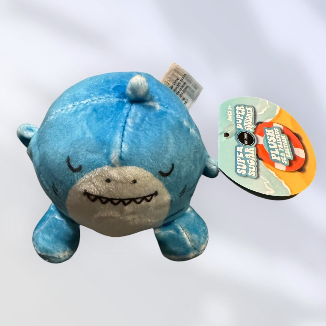 TOP TRENZ Super Duper Sugar Squisher-Plush Sea Friends Edition