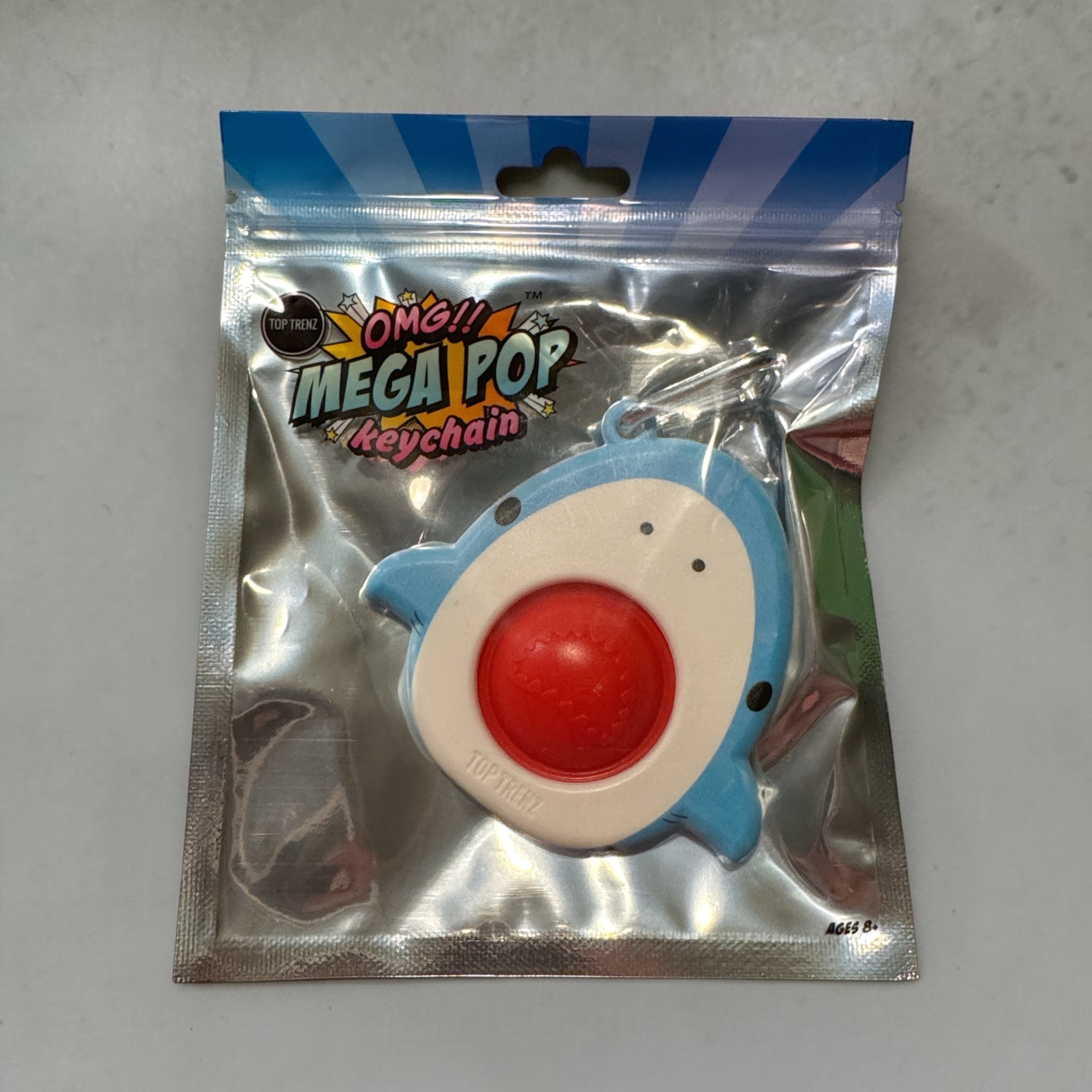 OMG Mega Pop - Shark Keychain