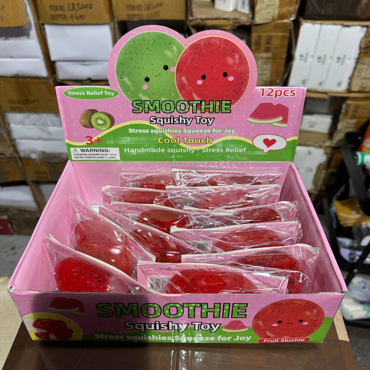 Watermelon Fruit Icy Slushy Ball Squishy