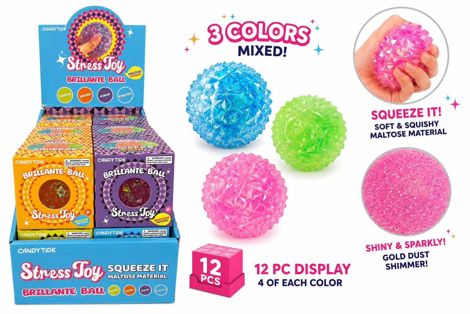 Pre-Order: Brillante Ball Stress Toy