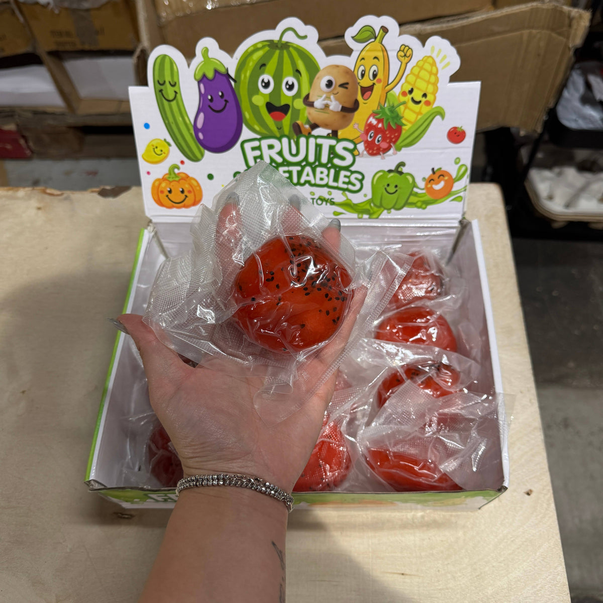 Watermelon Fruit Icy Slushy Ball Squishy