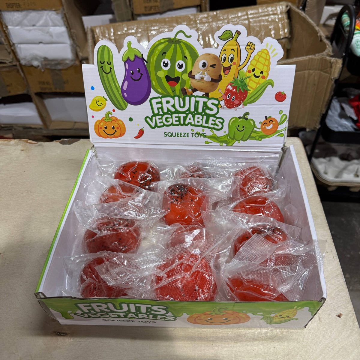 Watermelon Fruit Icy Slushy Ball Squishy