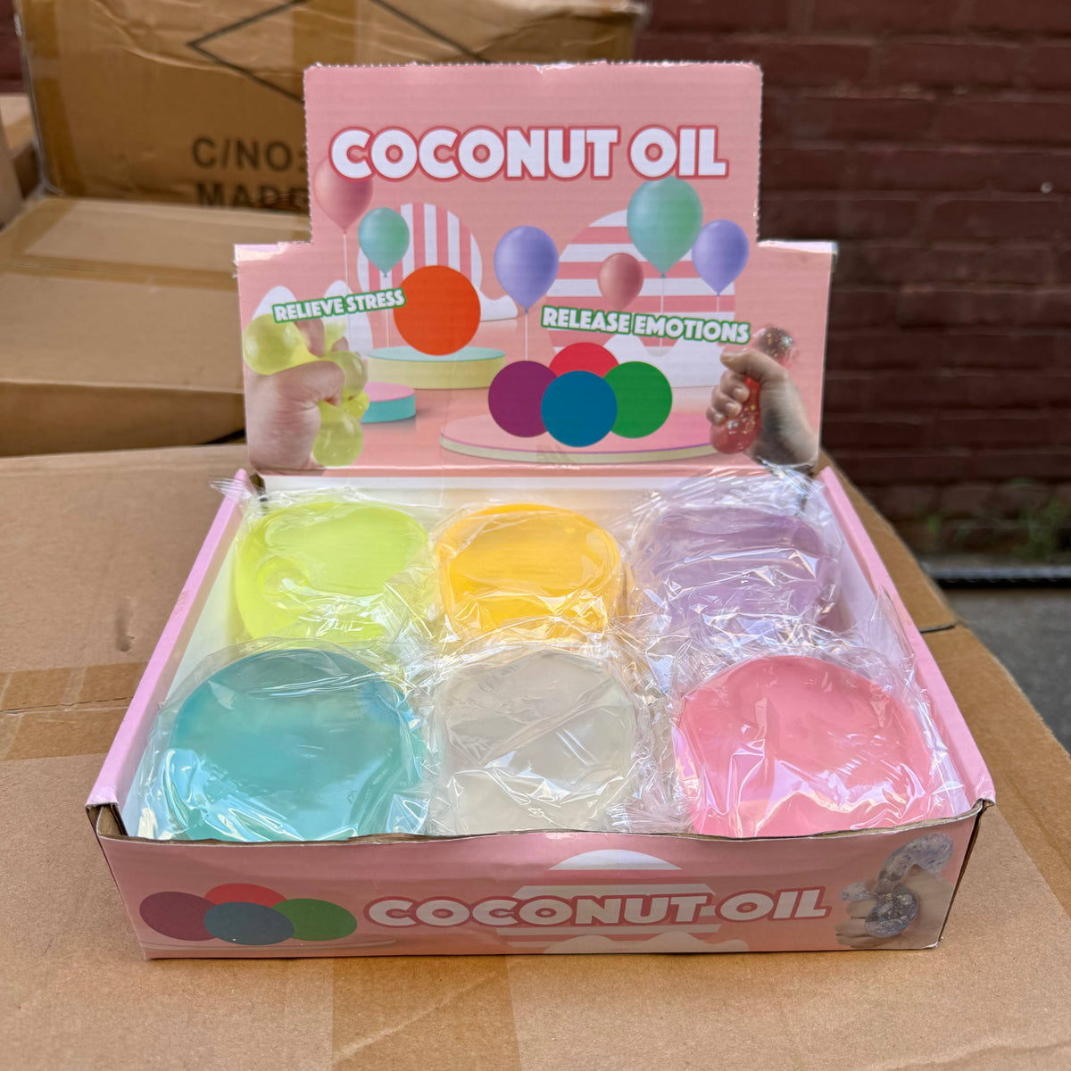 Colorful Coconut Oil Squishy