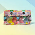 Trendzy Creations TOP TRENZ Super Sugar Duper Squisher mini fruit sensory toys in two sealed retail packages.