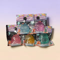 Trendzy Creations TOP TRENZ Super Sugar Duper Squisher animal toys in various translucent colors in retail packaging.